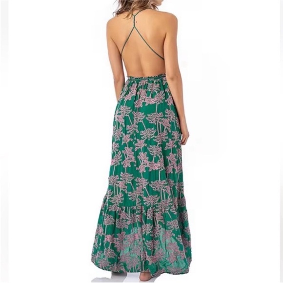 Maaji Teal and Pink Floral Dress - Picture 6 of 6